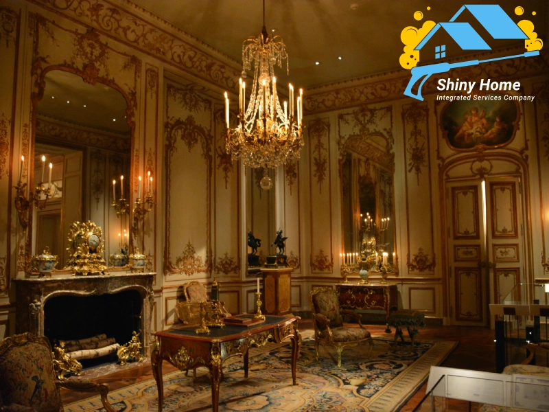 شركة شايني هوم افضل شركة تنظيف قصور بالرياض