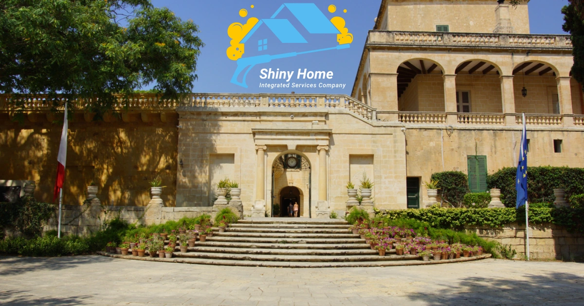 شركة شايني هوم افضل شركة تنظيف قصور بالرياض